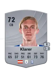Christoph Klarer Common 72 Overall Rating