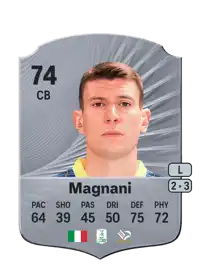 Giangiacomo Magnani Rare 74 Overall Rating
