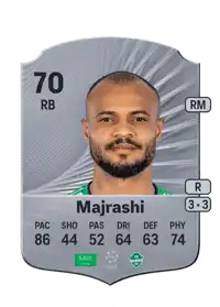 Ali Majrashi Rare 70 Overall Rating