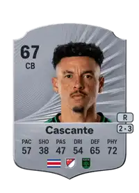 Julio Cascante Rare 67 Overall Rating