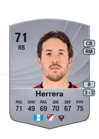 Aarón Herrera Common 71 Overall Rating