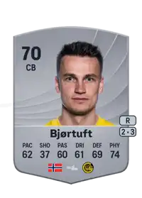 Odin Luraas Bjørtuft Common 70 Overall Rating