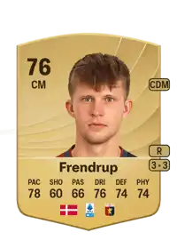 Morten Frendrup Common 76 Overall Rating