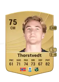 Kristian Thorstvedt Common 75 Overall Rating