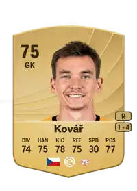 Matěj Kovář Common 75 Overall Rating
