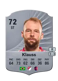 Klauss Rare 72 Overall Rating