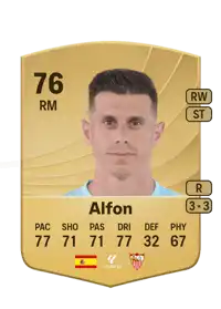 Alfon Common 76 Overall Rating