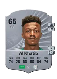 Abdullah Al Khatib Rare 65 Overall Rating