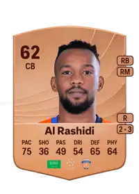Mukhair Al Rashidi Common 62 Overall Rating