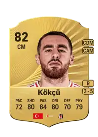 Orkun Kökçü Rare 82 Overall Rating