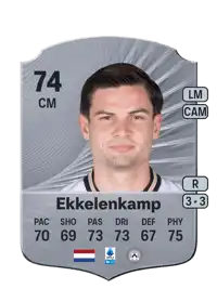 Jurgen Ekkelenkamp Rare 74 Overall Rating