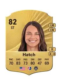 Ashley Hatch Rare 82 Overall Rating