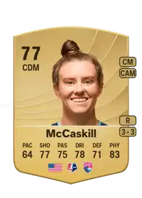 Savannah McCaskill Common 77 Overall Rating