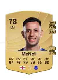 Dwight McNeil Common 78 Overall Rating
