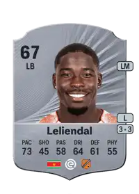 Yannick Leliendal Rare 67 Overall Rating