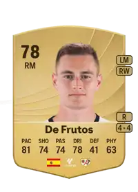 De Frutos Common 78 Overall Rating
