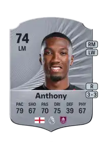 Jaidon Anthony Rare 74 Overall Rating