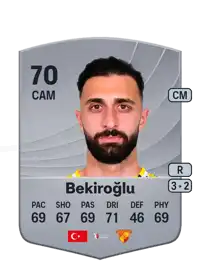 Efkan Bekiroğlu Common 70 Overall Rating