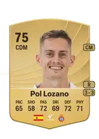 Pol Lozano Common 75 Overall Rating