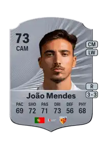 João Mendes Rare 73 Overall Rating