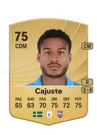 Jens-Lys Cajuste Common 75 Overall Rating