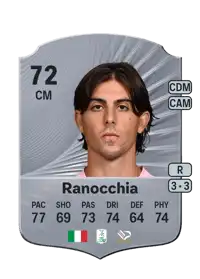 Filippo Ranocchia Rare 72 Overall Rating