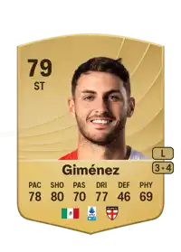 Santiago Giménez Common 79 Overall Rating
