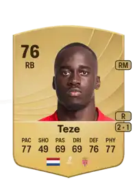 Jordan Teze Common 76 Overall Rating