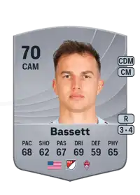 Cole Bassett Common 70 Overall Rating