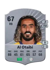 Radhi Al Otaibi Rare 67 Overall Rating