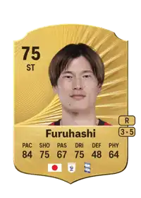 Kyogo Furuhashi Rare 75 Overall Rating