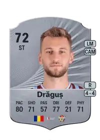 Denis Drăguș Rare 72 Overall Rating