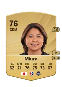 Narumi Miura Common 76 Overall Rating