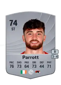 Troy Parrott Common 74 Overall Rating