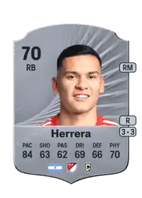 Andrés Herrera Rare 70 Overall Rating