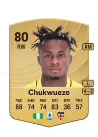 Samuel Chukwueze Common 80 Overall Rating
