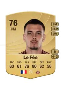 Enzo Le Fée Common 76 Overall Rating