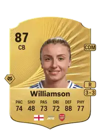 Leah Williamson Rare 87 Overall Rating