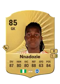 Chiamaka Nnadozie Rare 85 Overall Rating
