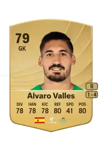 Álvaro Valles Common 79 Overall Rating