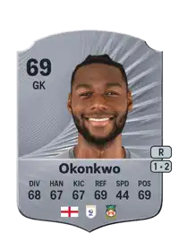 Arthur Okonkwo Rare 69 Overall Rating