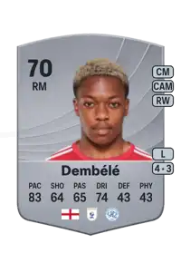Karamoko Dembélé Common 70 Overall Rating