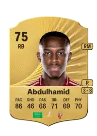 Saud Abdulhamid Rare 75 Overall Rating