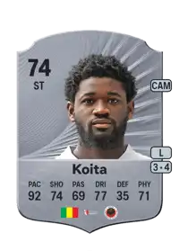 Sekou Koita Rare 74 Overall Rating