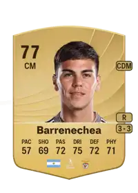 Enzo Barrenechea Common 77 Overall Rating