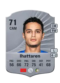 Mohamed Ihattaren Rare 71 Overall Rating