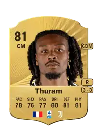 Khéphren Thuram Rare 81 Overall Rating