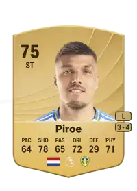 Joël Piroe Common 75 Overall Rating
