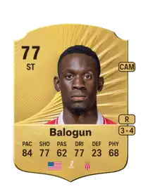 Folarin Balogun Rare 77 Overall Rating
