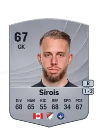 Jonathan Sirois Common 67 Overall Rating